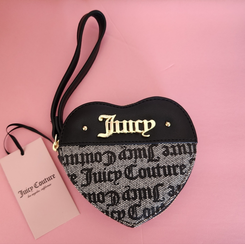 Juicy couture Heart shaped wallet
